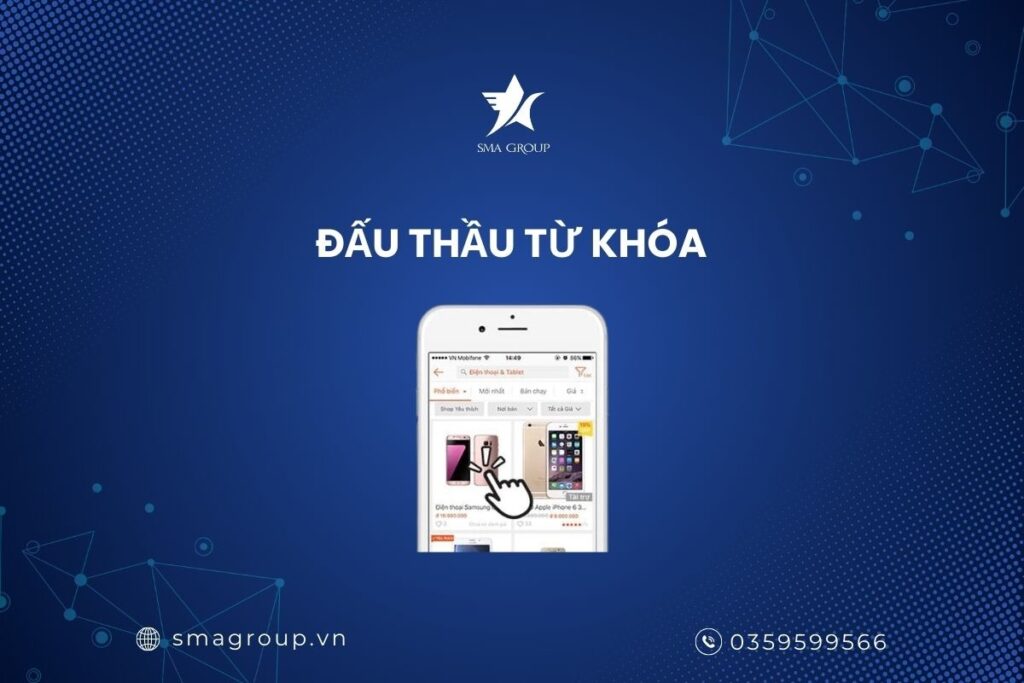 Phương thức đấu thầu từ khóa trong quảng cáo Shopee