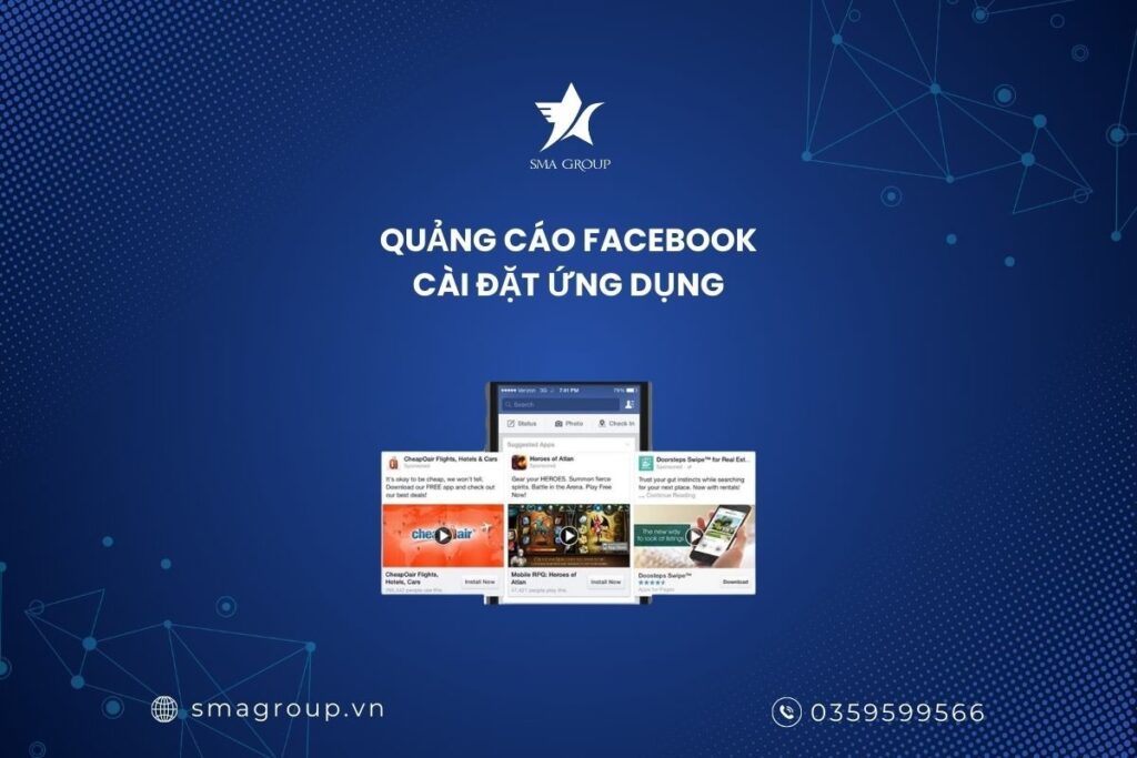 Quảng cáo Facebook cài đặt ứng dụng