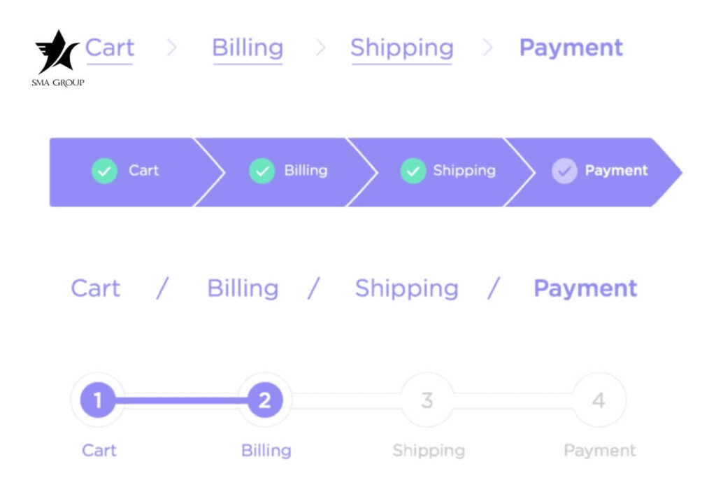 Sử dụng Navigation Breadcrumb