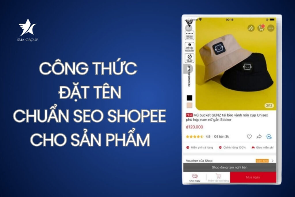 Công thức cách đặt tên chuẩn SEO Shopee cho sản phẩm