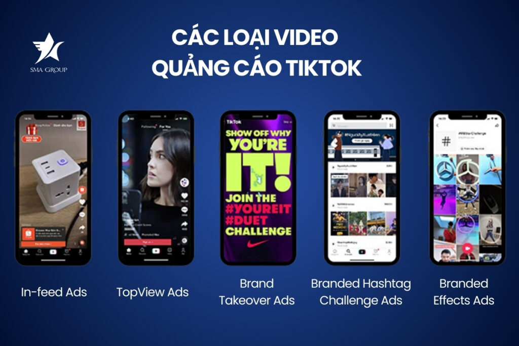 Các loại video quảng cáo TikTok phổ biến hiện nay