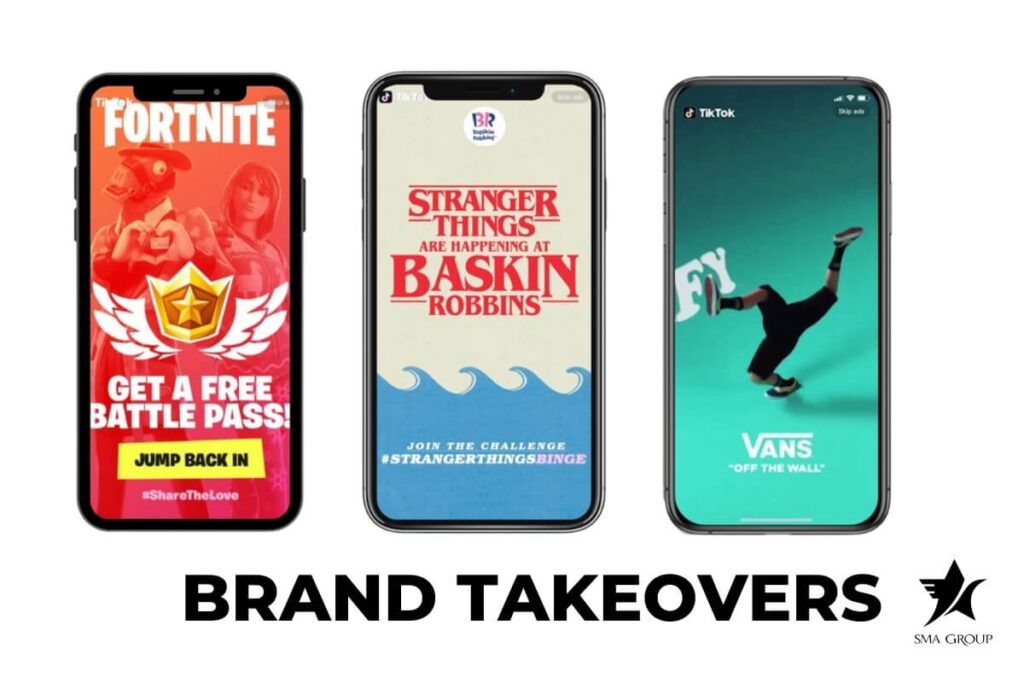 Brand Takeovers (Quảng cáo hiển thị ngay khi khởi động ứng dụng)