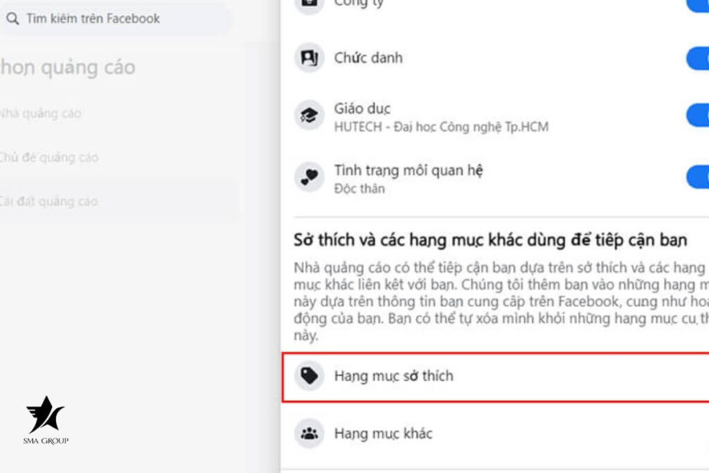 CÁCH CHẶN QUẢNG CÁO TRÊN FACEBOOK BẰNG CÁCH XÓA SỞ THÍCH TRÊN TÀI KHOẢN