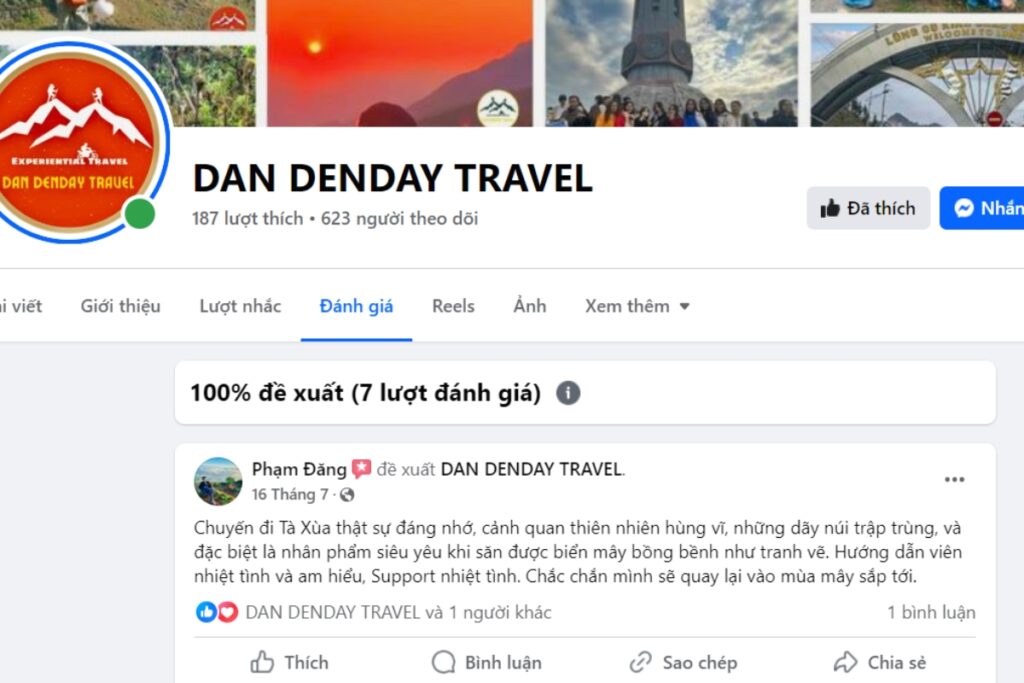 Cách đánh giá page trên Facebook bằng điện thoại, máy tính