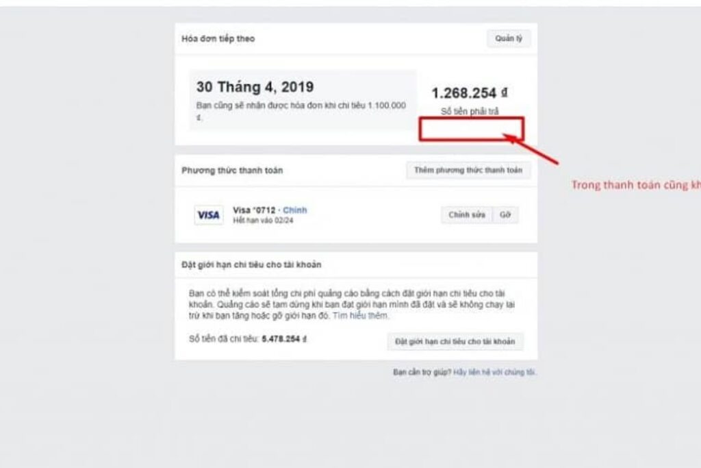 Tại sao không thanh toán được Facebook Ads?