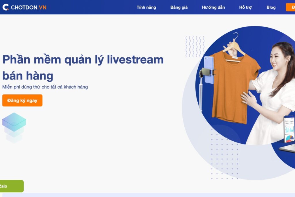 ChotDon – Giải pháp tối ưu chốt đơn livestream hiệu quả