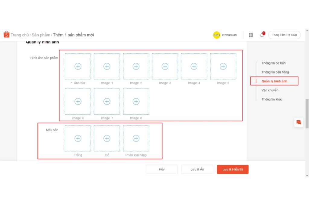 Kích thước ảnh chuẩn SEO Shopee cập nhật mới nhất 2025